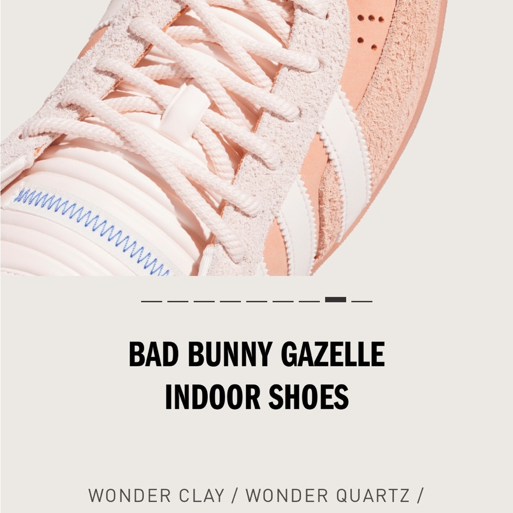 Adidas x Bad Bunny Gazelle Indoor Sneakers